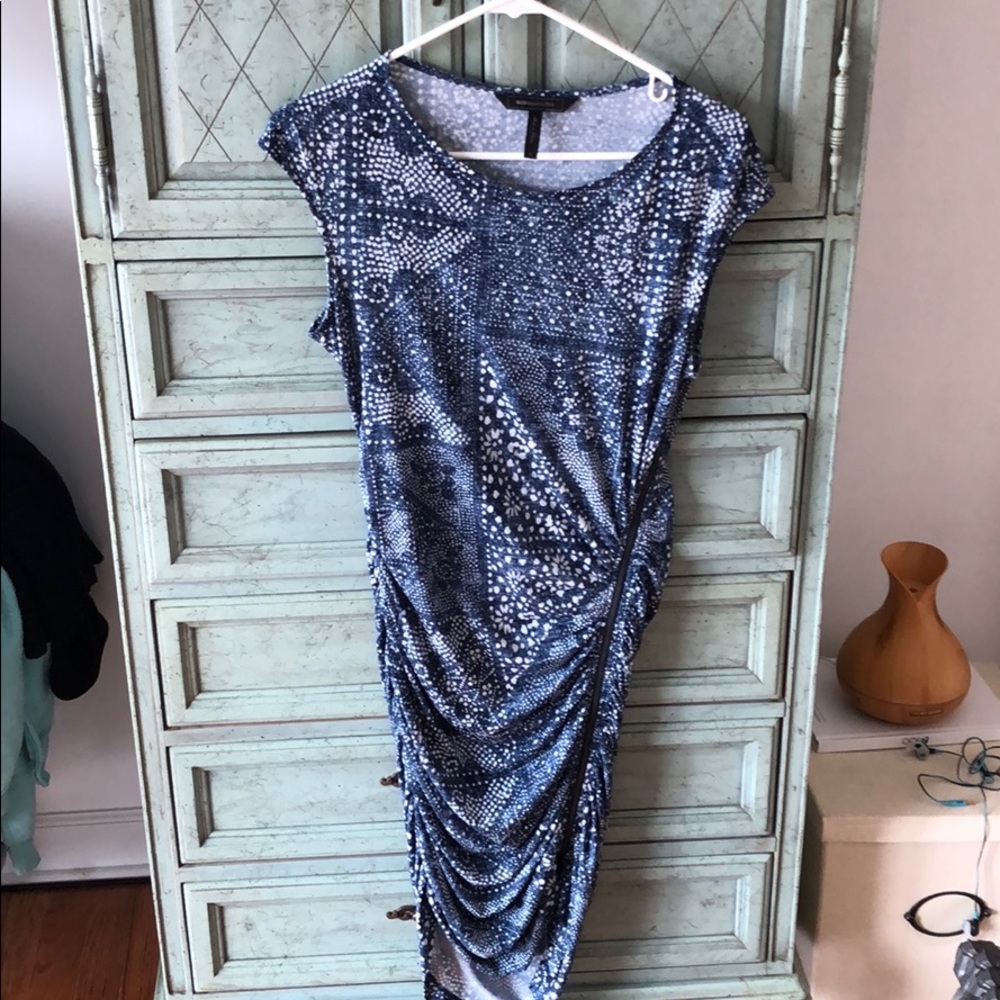 BCBG Blue and a White dress, size M.